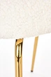 Стілець для кухні та вітальні Halmar K474 із золотим каркасом Кремовий (5905248121027) - зображення 12