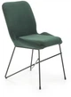 Krzesło do kuchni i salonu Halmar K454 ciemnozielone (5905248121416) - obraz 1