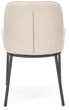 Krzesło do kuchni i salonu Halmar K481 z podłokietnikami Beżowe (5905248121133) - obraz 4