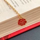 Металева закладка для книг у формі квітів "Троянди", закладинка для книги. мк-0037 - зображення 3