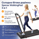 Складана бігова доріжка Sperax Walking Pad 3-в-1 DOR-1717 Black, до 150 кг, швидкість до 12 км/год, тиха, двигун 3.0 л.с - зображення 1