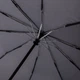 Зонт автоматический складной 116 см, с деревянной ручкой, серый - изображение 3