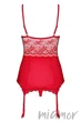 Корсет Obsessive Lovica corset S/M Червоний - зображення 5