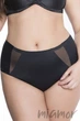 Трусики слипы с высокой посадкой Julimex PEARL FIGI 2XL Черные - изображение 1