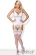 Чулки под пояс Obsessive 810-STO-2 S/M Белый - изображение 4