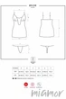 Сорочка Obsessive 811-CHE-1 chemise S/M Черно-бежевая - изображение 5