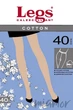 Колготки хлопковые Legs 600 COTTON 40d 4 Nero - изображение 2