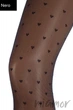 Колготки с узором "сердечки" GIULIA Lovers 20 model 4 2 Nero - изображение 4