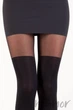 Колготки имитация чулок Marilyn Zazu 60d 3/4 Nero - изображение 2