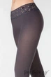 Колготки с кружевным поясом Marilyn Erotic Vita Bassa 100 den 3/4 Grigio - изображение 1