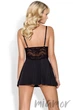 Пеньюар Obsessive 810-BAB-1 babydoll XXL Черный - изображение 2