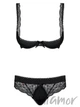 Комплект еротичний Obsessive Miamor set L/XL Чорний - зображення 3