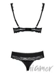 Комплект еротичний Obsessive Miamor set L/XL Чорний - зображення 4
