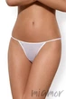 Стринги с кружевной вставкой Obsessive Luiza thong S/M Белые - изображение 4