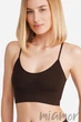 Топ-Бюстгальтер бесшовный фактурный GIULIA CAMI TOP GRAIN S/M Шоколад - изображение 1