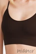 Топ-Бюстгальтер бесшовный фактурный GIULIA CAMI TOP GRAIN S/M Шоколад - изображение 2