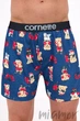 Труси-боксери з пласкою резинкою з Ведмедиками Cornette Classic 881/02 2XL Темно-сині - зображення 1