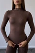 Гольф безшовний жіночий InSecret MAGLIA LUPETTO Deep Taupe L/XL Deep Taupe - зображення 1