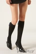 Гольфи тонкі вовняні з бантом InSecret W615 Wool 36-41 Чорні - зображення 2