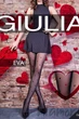 Колготки с узором "сердечки" GIULIA Eva 01 3 Nero - изображение 3