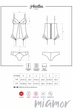 Корсет з трусиками Obsessive Heartina corset L/XL Черный - изображение 5