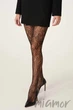 Колготки в сетку кружевные Lores Fashion Rete 029 3/4 Nero - изображение 1