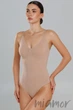 Боди-стринг корректирующий на тонких бретелях Giulia BODY STRING SHAPEWEAR S/M Бежевый - изображение 1