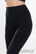 Леггинсы бесшовные со штрипками Giulia Leggings STRAPS ENERGY L/XL Черные - изображение 2