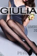 Колготки з червоними серцями GIULIA Lovers №4 20den 3 Nero/rosso - зображення 2