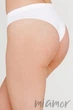 Трусики-бразилиана бесшовные Giulia Slip Brasilliana Bianco S/M Белые - изображение 2