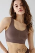 Tоп на широких бретелях Giulia Classic top Deep Taupe S/M Тауп - изображение 2