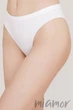Трусики бразиліана безшовні Giulia Brasilian briefs White L/XL Білі - зображення 1