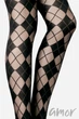 Колготы с узором Lores Julia 20-40Den 1/2 Nero - изображение 2