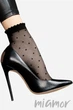 Шкарпетки в горошок Lores Dot Calzino 20d One Size Nero - зображення 2