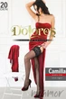Панчохи під пояс з мереживною коронкою Dolores Camilla 20Den 5/6 Nero - зображення 2