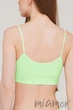 Бесшовный топ на тонких бретелях Giulia Cami top Green Ash S/M Салатовый - изображение 2