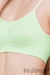 Бесшовный топ на тонких бретелях Giulia Cami top Green Ash S/M Салатовый - изображение 4