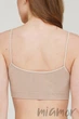 Бесшовный топ на тонких бретелях Giulia Cami top Naturale S/M Бежевый - изображение 3