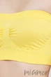 Топ-бандо без бретелей бесшовный Giulia Bandeau Illuminating XS/S Желтый - изображение 5