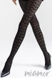 Колготки с ажурным узором Marilyn SOPHIA 874 1/2 Nero - изображение 1