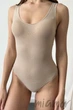 Боди на широких бретелях Giulia Body Canotta Scollo Tondo NATURALE S/M Бежевое - изображение 5