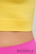 Топ безшовний з короткими рукавами Giulia Crop T-Shirt ILLUMINATING S/M Жовтий - зображення 2