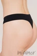 Трусики-стринг бесшовные Giulia String Briefs NERO XL Черные - изображение 2