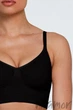 Бюстгальтер-топ бесшовный без косточек GIULIA Bra Shapewear 2XL Черный - изображение 3