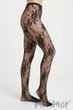 Колготки в сетку кружевные Lores Fashion Rete 025 3/4 Nero - изображение 2