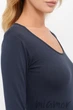 Боди-лонг женский хлопковый JADEA 4154 S/M Синий - изображение 3