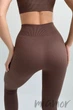 Леггинсы бесшовные в рубчик InSecret Leggings Basic Ribbed DEEP TAUPE 3XL Тауп - изображение 4