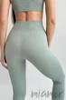Легінси безшовні в рубчик InSecret Leggings Basic Ribbed VERDINO S/M М'ятні - зображення 2