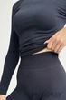 Лонгслів безшовний InSecret Long Sleeve Black L/XL Чорний - зображення 4