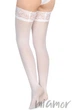 Чулки плотные матовые Annes TRUSS 60 Bianco 3/4 Белые - изображение 2